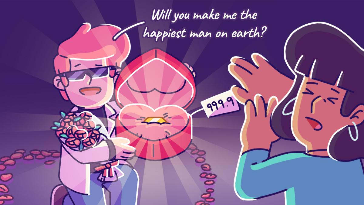 I Asked My Fiancé For A Gold Bar Instead Of An Engagement Ring